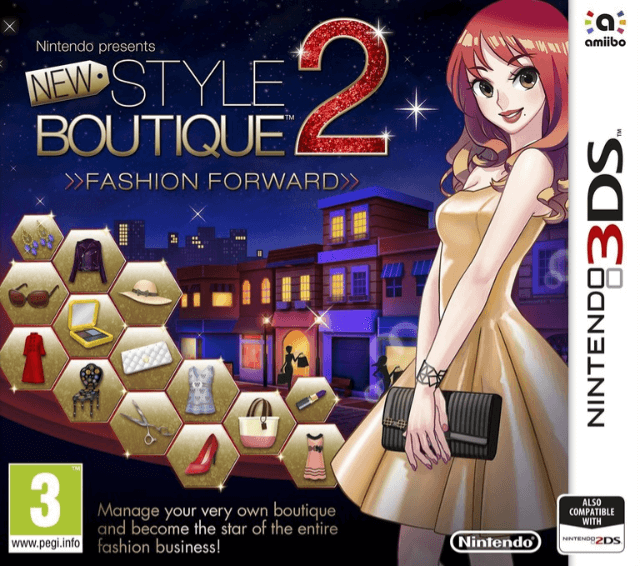 New Style Boutique 2: Fashion Forward box art for Nintendo 3DS